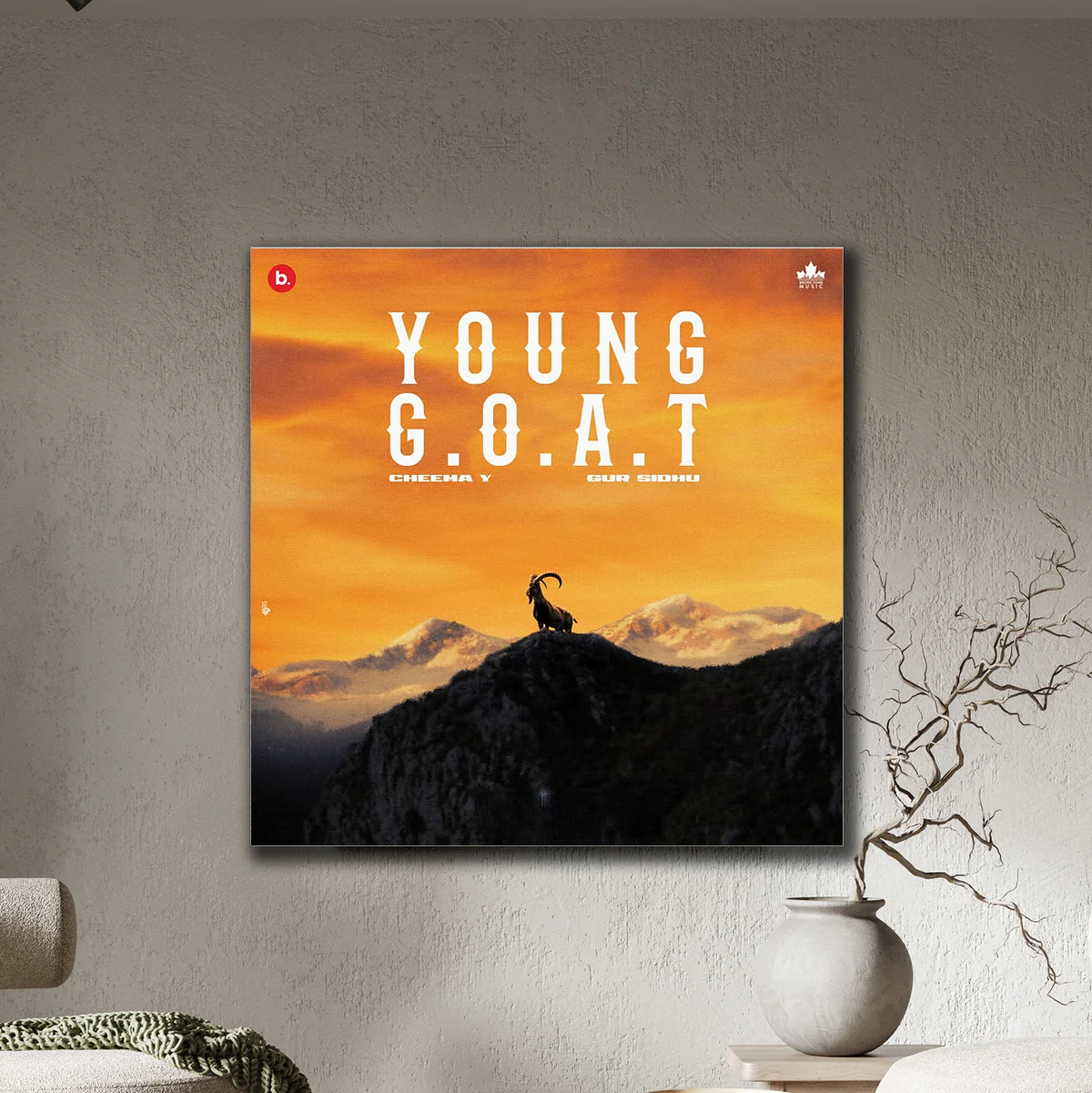 Young Goat Acrylic Plaque