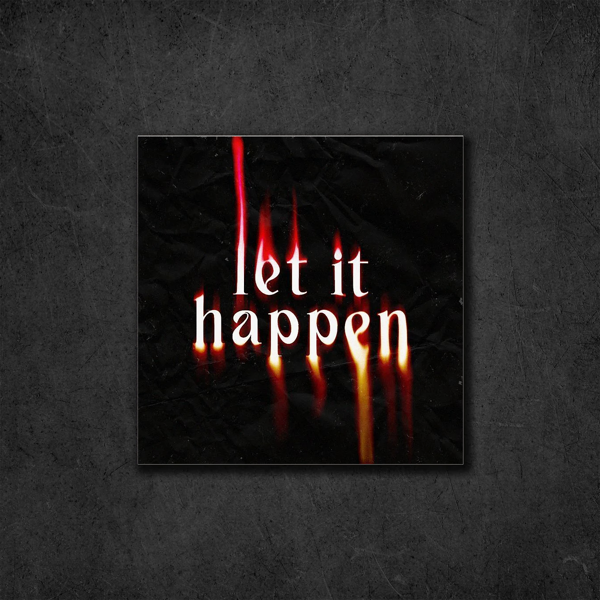 Let it happen Acrylic Plaque