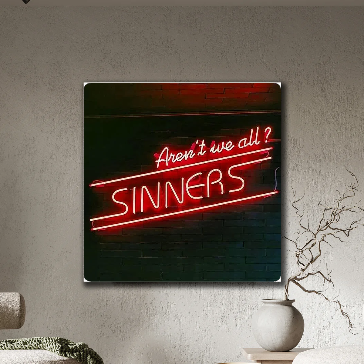 Sinners Acrylic Plaque