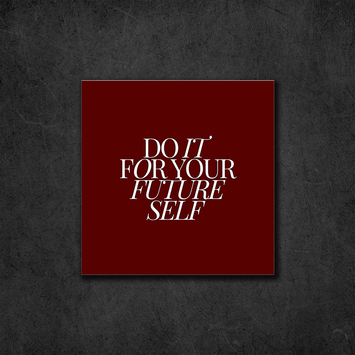 Future Self Acrylic Plaque