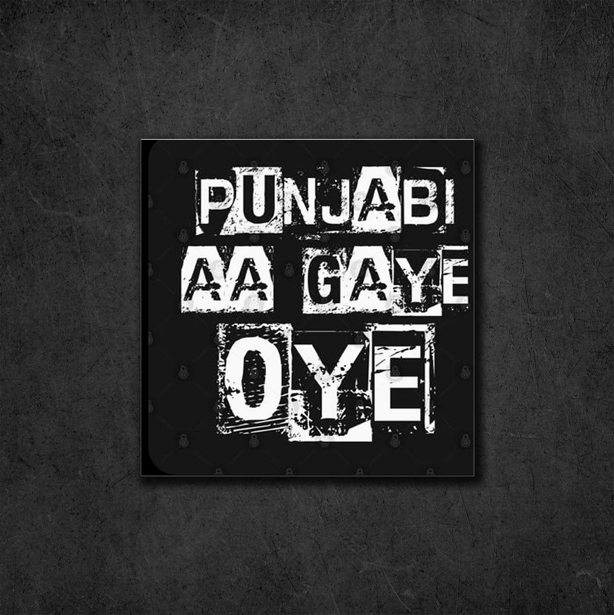 Punjabi Acrylic Plaque