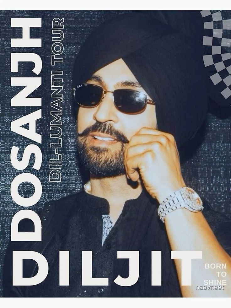 Diljit Dosanjh Canvas Frame
