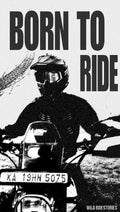 Born To Ride Canvas Frame