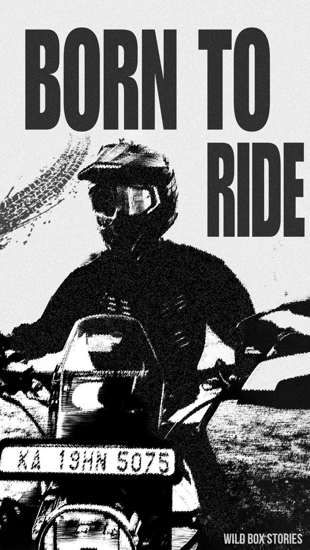 Born To Ride Canvas Frame