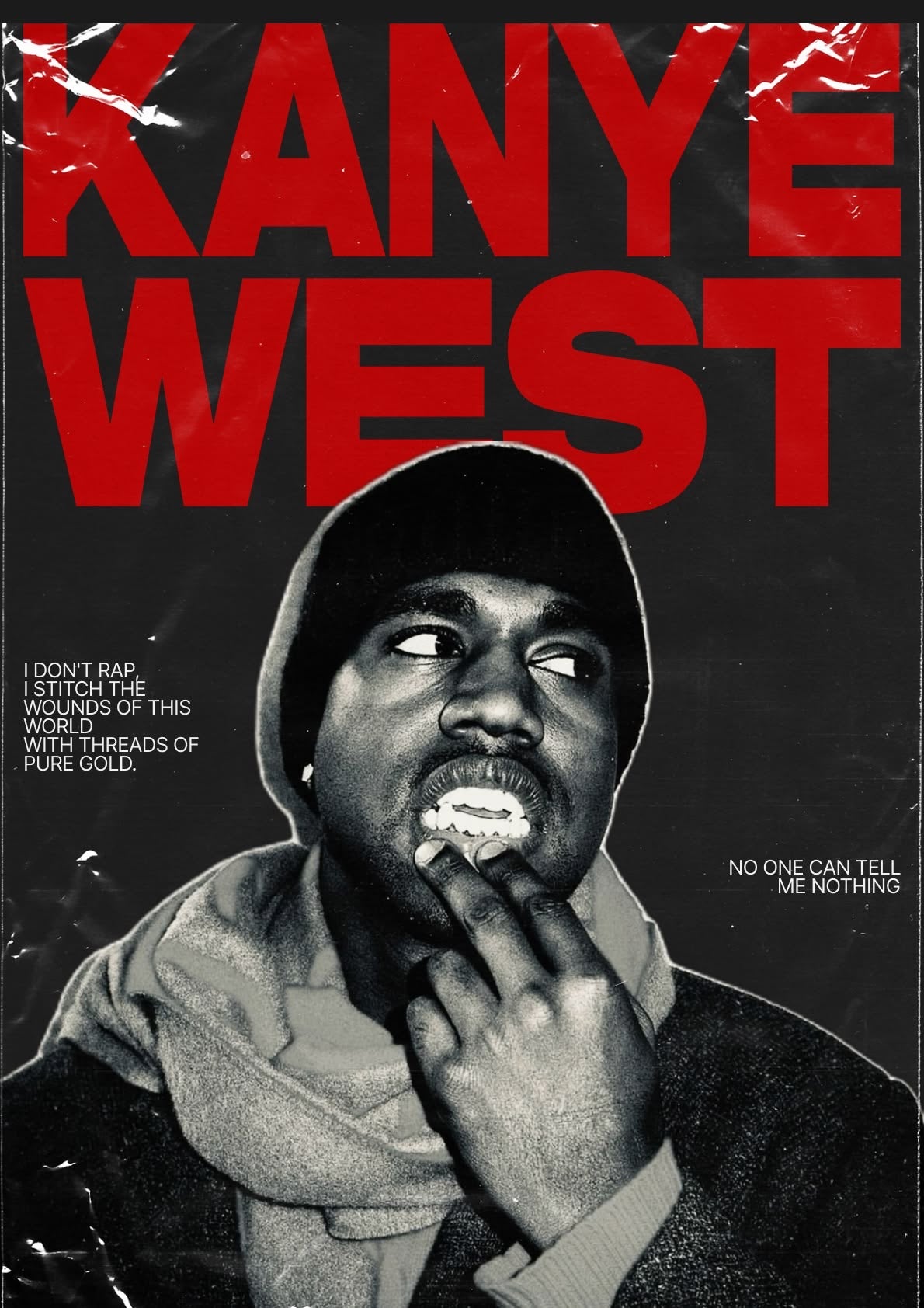 Kanye West Canvas Frame