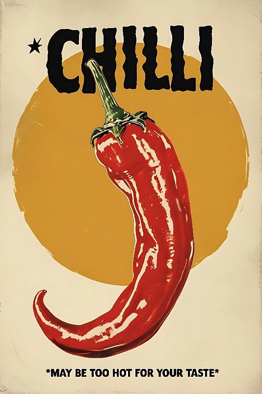 Chilli Canvas Frame