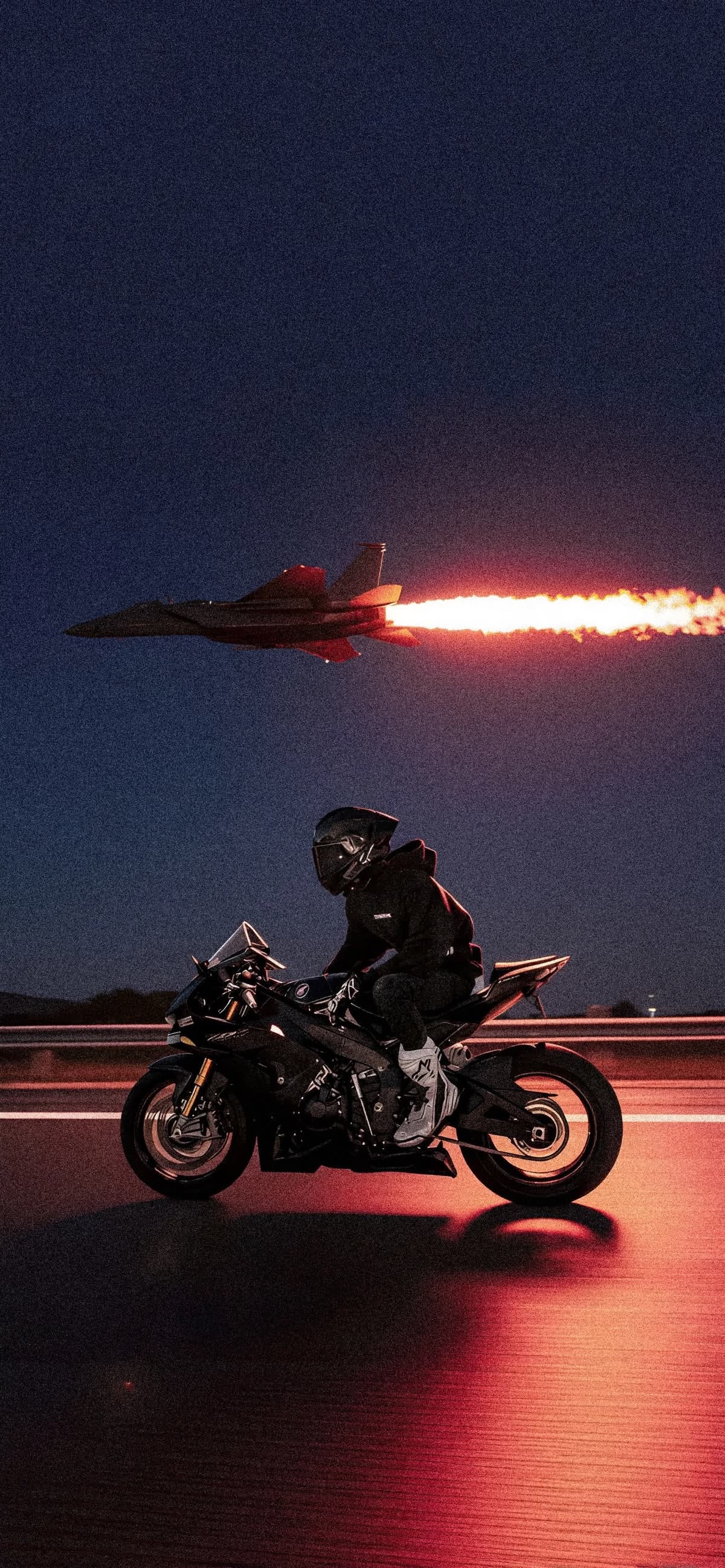 Night Rider Canvas Frame