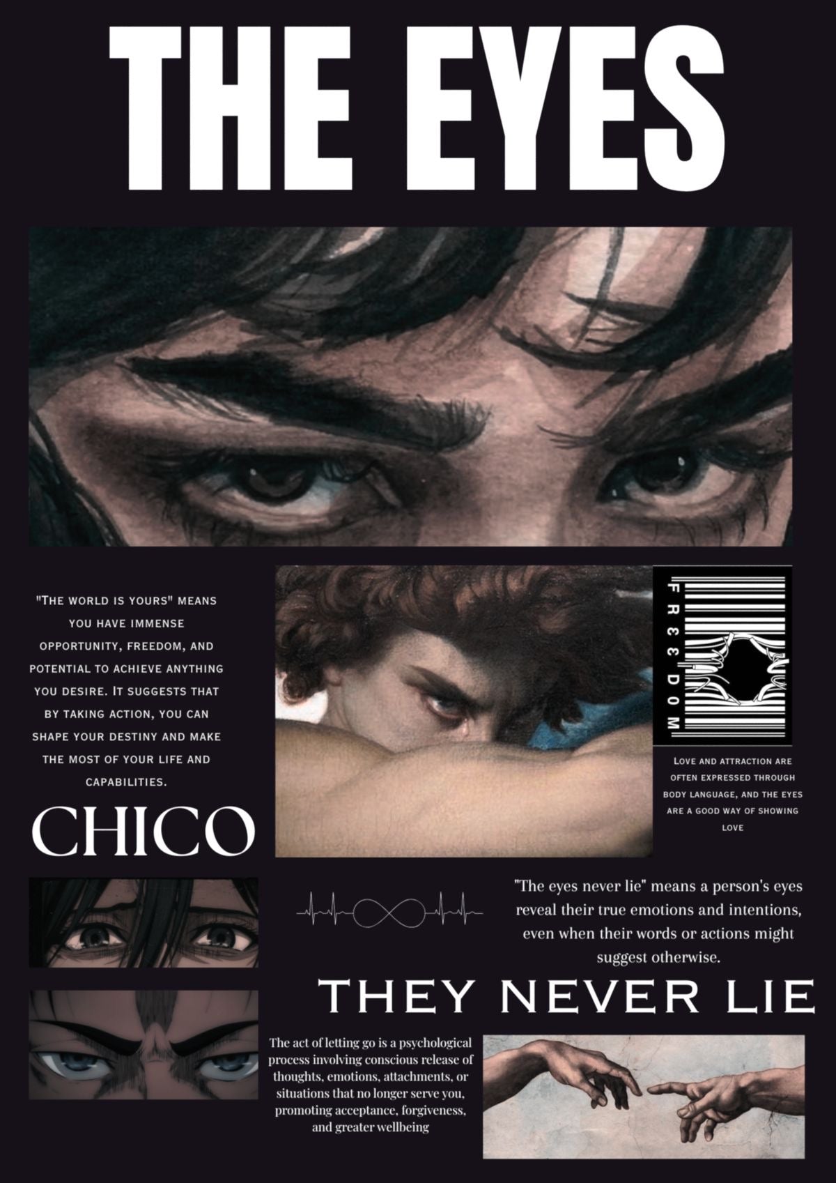 The Eyes Never Lie Canvas Frame