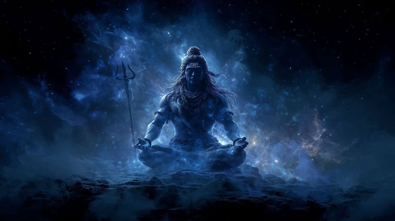 Shiv Ji Stone Canvas