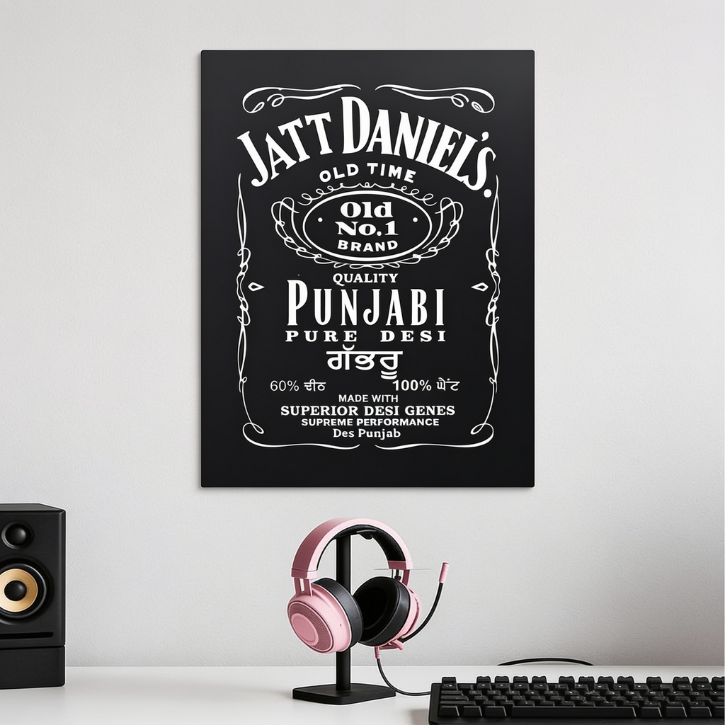 Jatt Daniels Canvas Frame