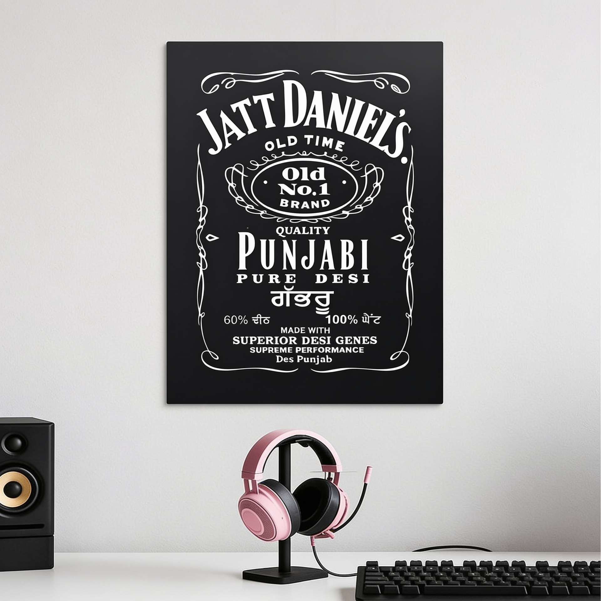 Jatt Daniels Canvas Frame