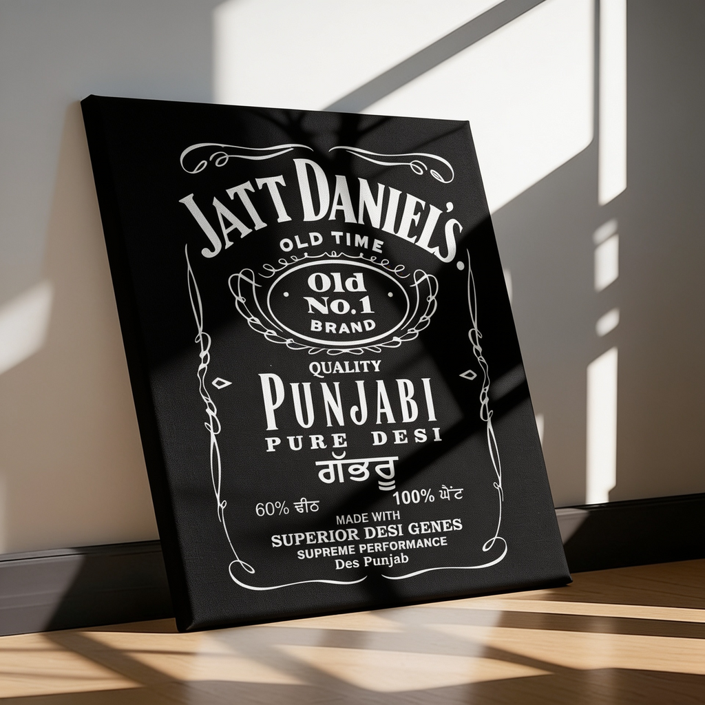 Jatt Daniels Canvas Frame